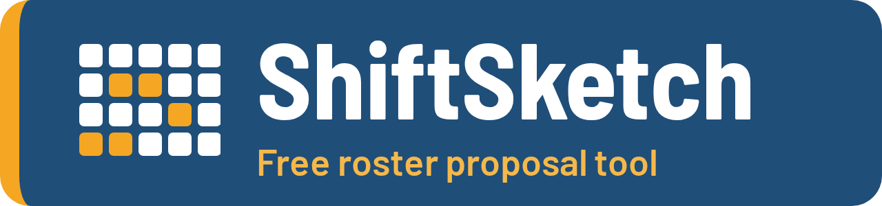 ShiftSketch: free roster proposal tool
